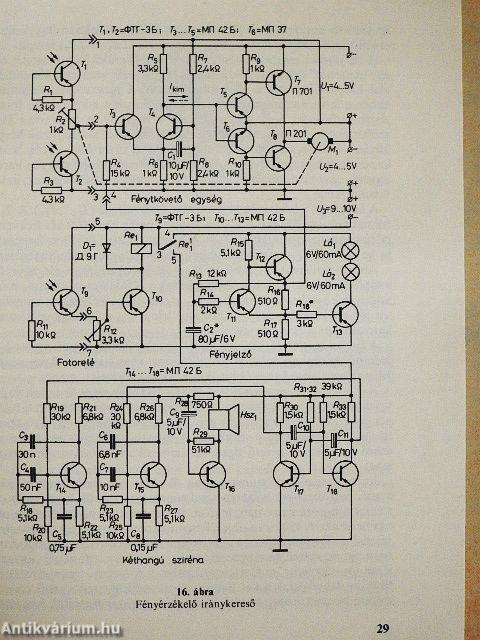 Egyszerű elektronikai áramkörök építése