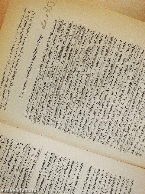 Római irodalom az archaikus korban