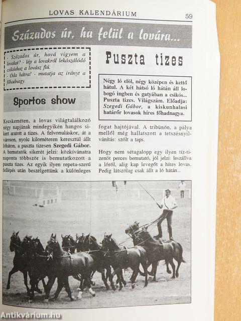 Lovas kalendárium 1997