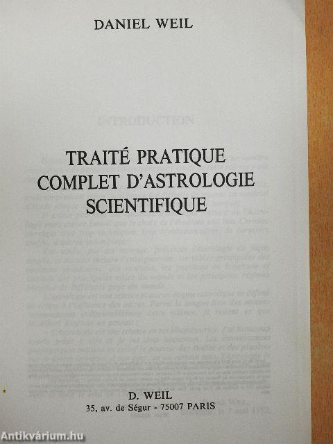 Traité Pratique Complet d'Astrologie Scientifique