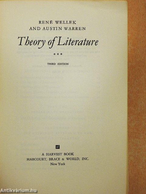 Theory of Literature