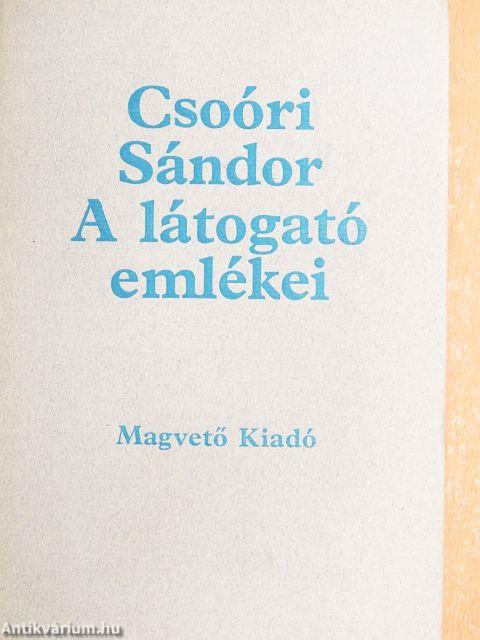 A látogató emlékei