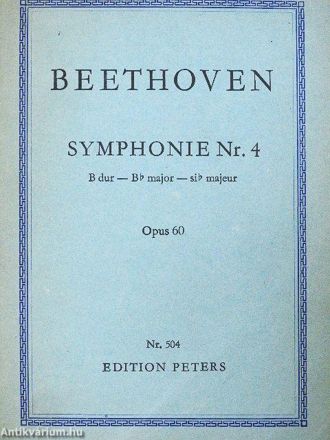 Symphonie Nr. 4 B dur Opus 60