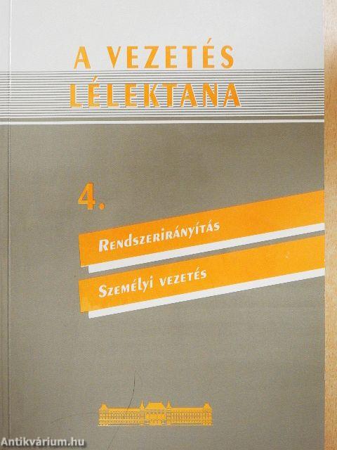 A vezetés lélektana 4.