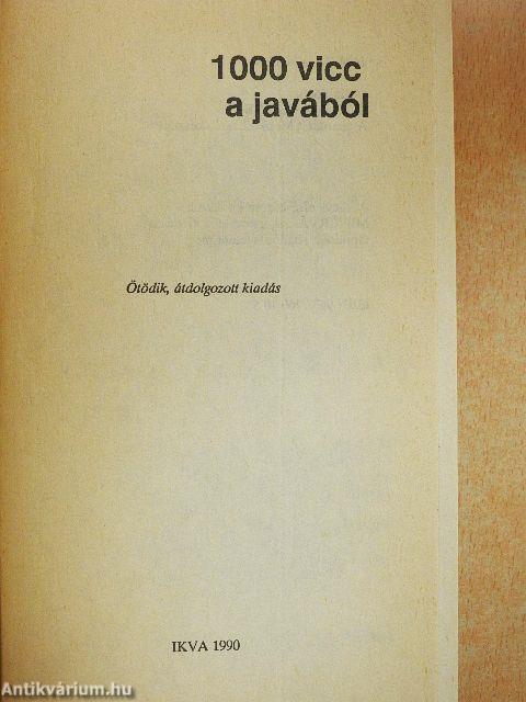 Ezer vicc a javából