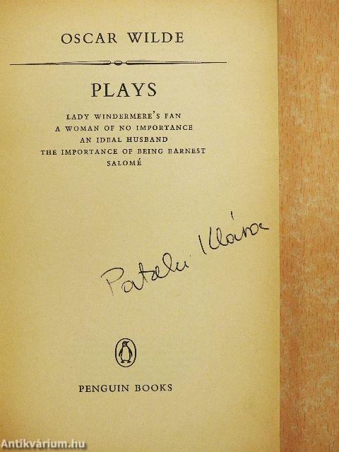 Lady Windermere's Fan/A Woman of No Importance/An Ideal Husband/The Importance of Being Earnest/Salomé