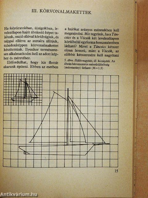 Készítsünk hajómodellt! - Tervrajz-melléklettel