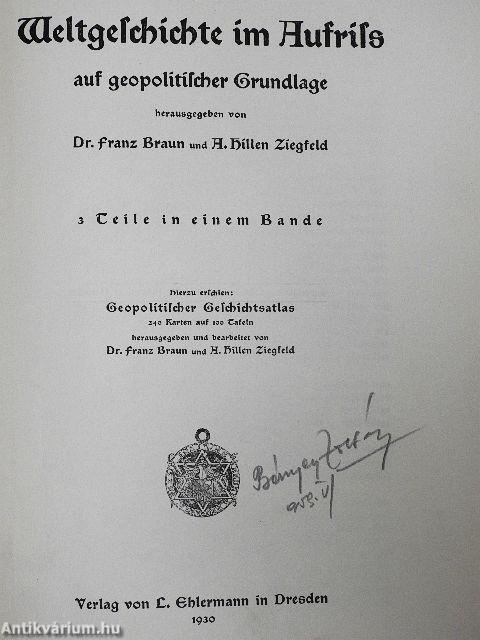 Weltgeschichte im Aufriss (gótbetűs)