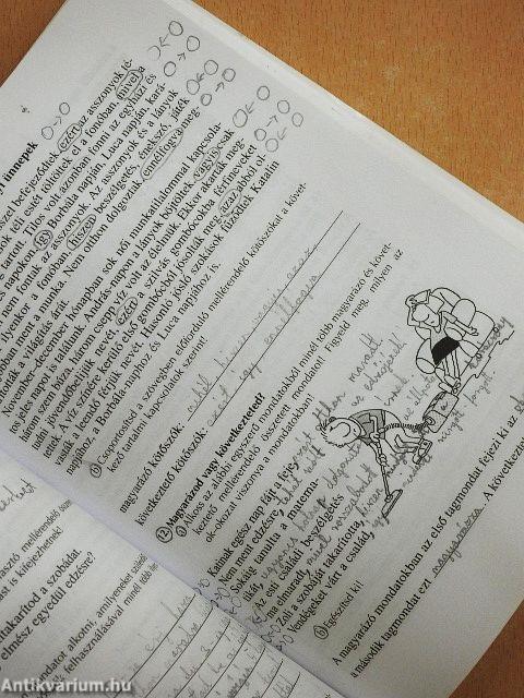 Magyar nyelv és kommunikáció - Munkafüzet a 8. évfolyam számára