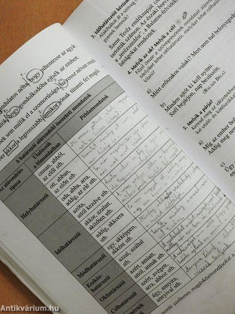 Magyar nyelv és kommunikáció - Munkafüzet a 8. évfolyam számára