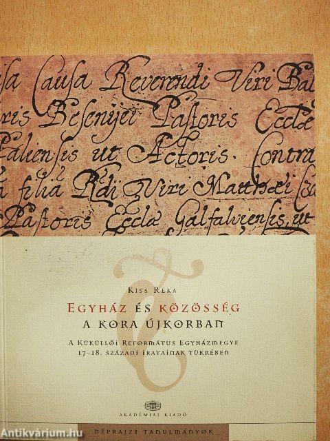 Egyház és közösség a kora újkorban