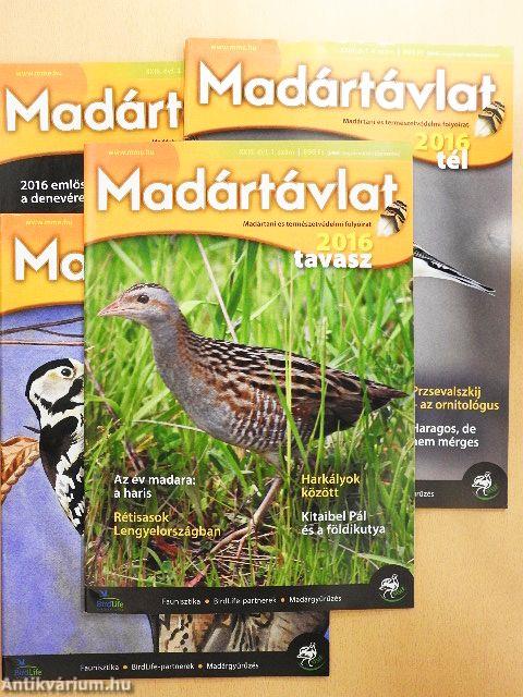 Madártávlat 2016. tavasz-tél