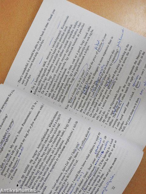 Angol beszédhelyzetek, szituációk és megoldások gyűjteménye