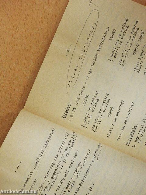 Angol nyelvtani útmutató