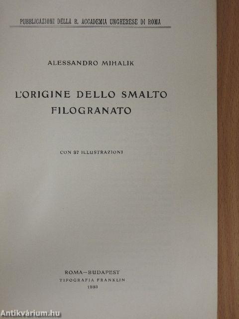 L'origine dello smalto filogranato