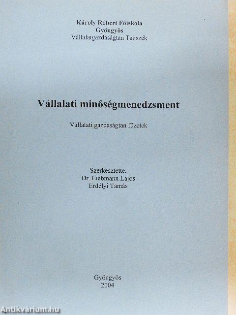 Vállalati minőségmenedzsment