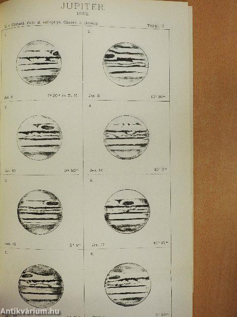 Publikationen des Astrophysikalischen Observatoriums zu Herény in Ungarn I.