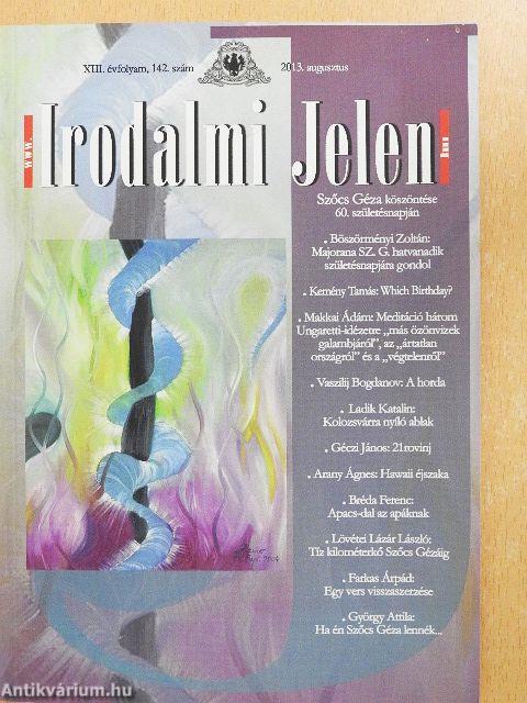 Irodalmi Jelen 2013. augusztus