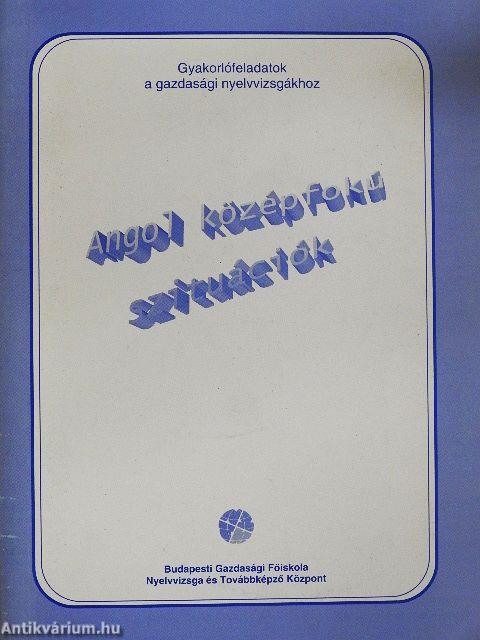 Angol középfokú szituációk