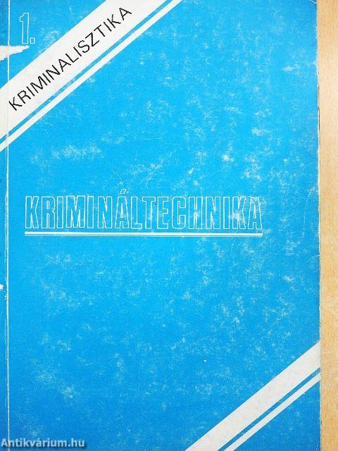 Kriminalisztika 1-2.