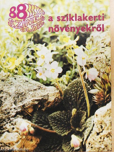 A sziklakerti növényekről