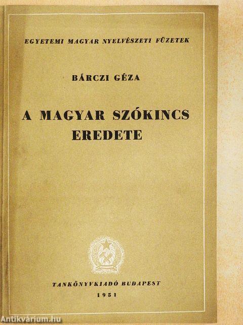 A magyar szókincs eredete