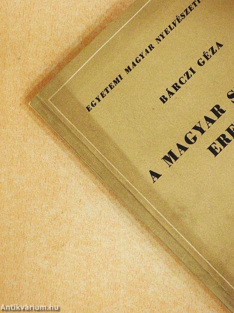 A magyar szókincs eredete