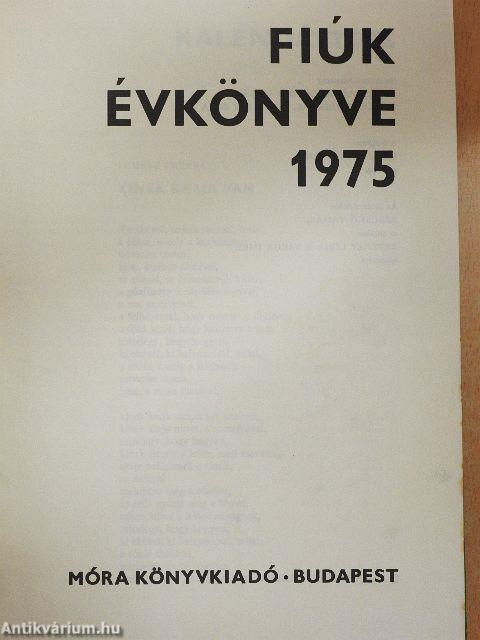 Fiúk Évkönyve 1975