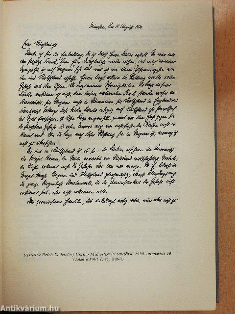 Horthy Miklós titkos iratai