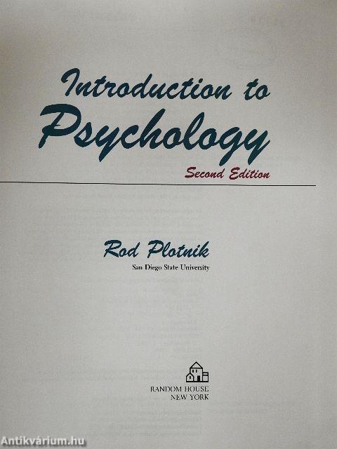 Introduction to Psychology/Student organizer and self-testing book for Introduction to Psychology