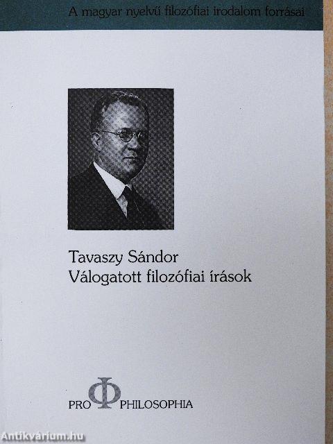 Válogatott filozófiai írások