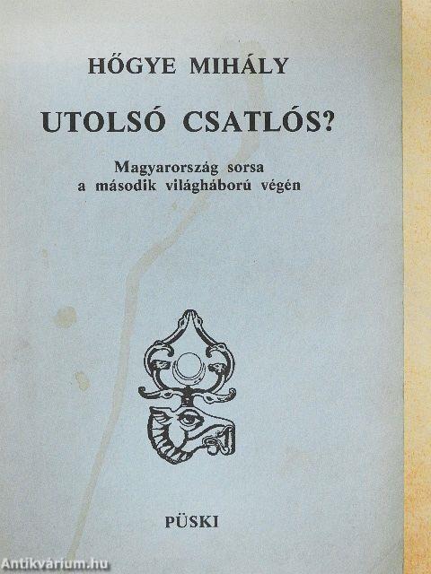 Utolsó csatlós?