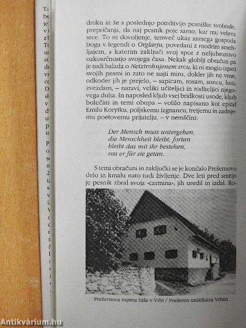 France Preseren versei