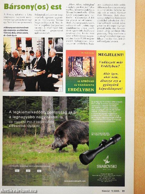 Nimród 2005. november