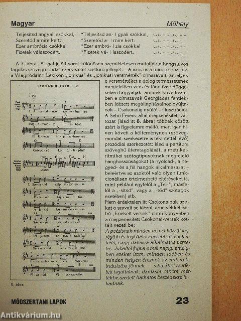 Módszertani Lapok - Magyar 1997. szeptember