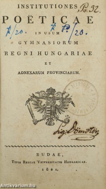 Institutiones Poëticae