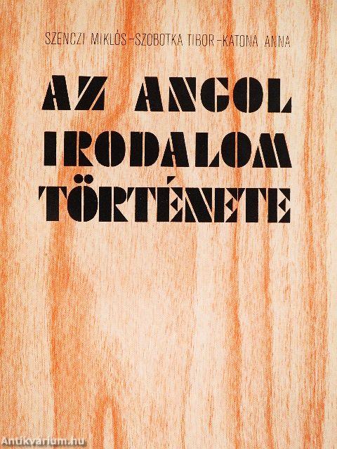 Az angol irodalom története