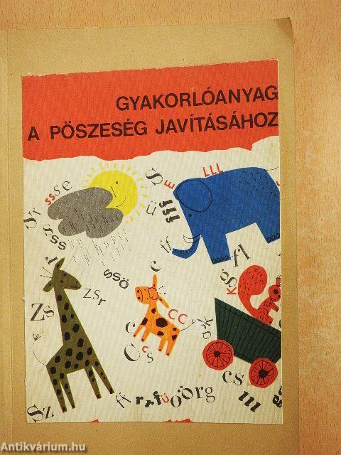 Gyakorlóanyag a pöszeség javításához