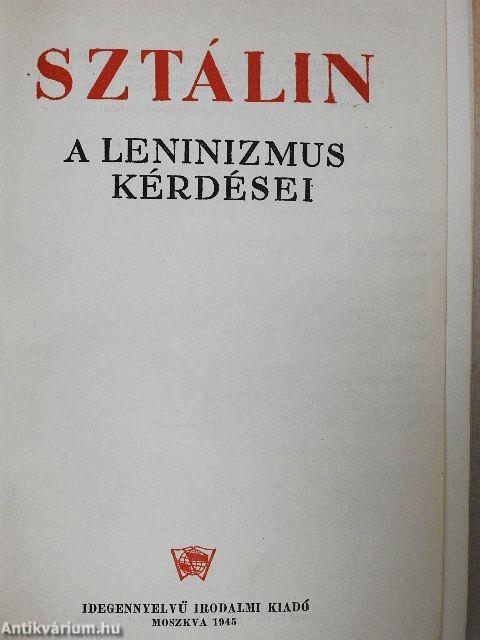 A leninizmus kérdései