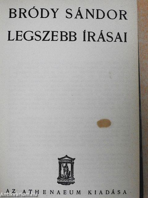 Bródy Sándor legszebb írásai