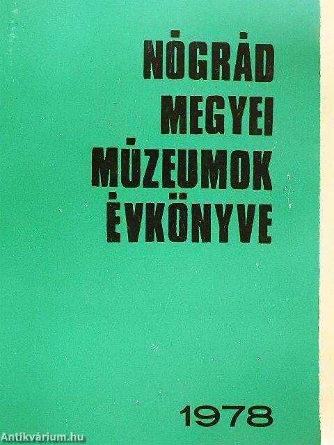 Nógrád Megyei Múzeumok évkönyve 1978