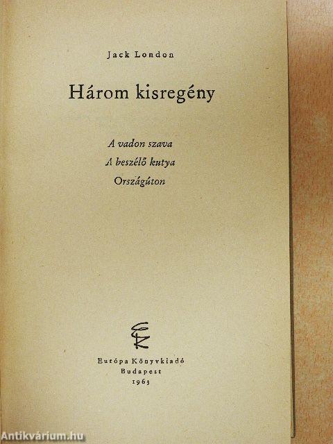 Három kisregény