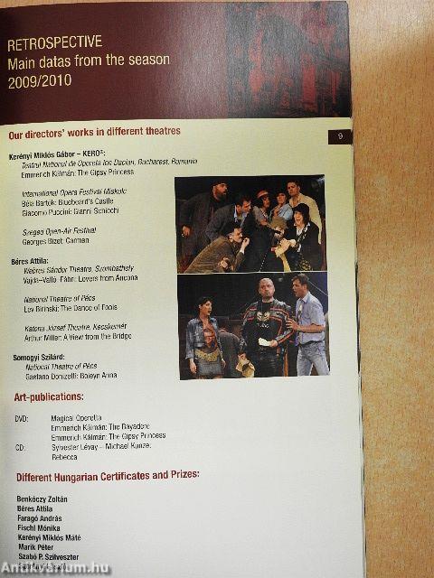 Budapesti Operettszínház 2010/2011 színházi évad