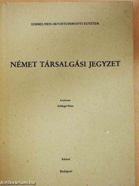 Német társalgási jegyzet