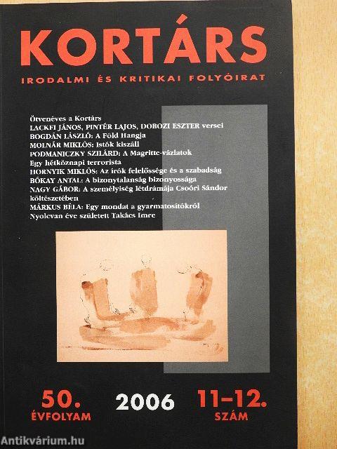 Kortárs 2006. november-december