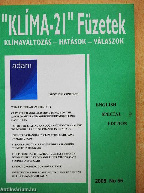 "Klíma-21" Füzetek 2008/55.