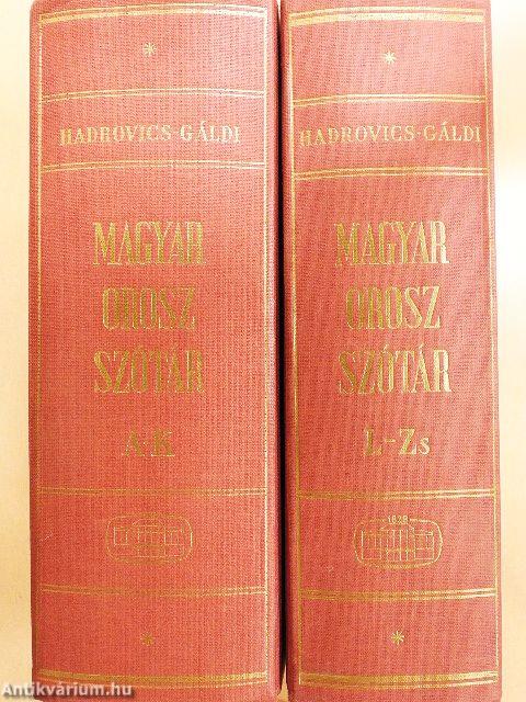 Magyar-orosz szótár I-II.