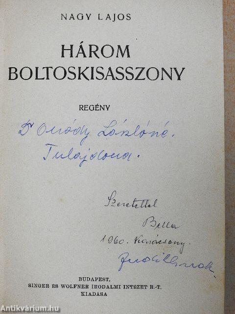 Három boltoskisasszony