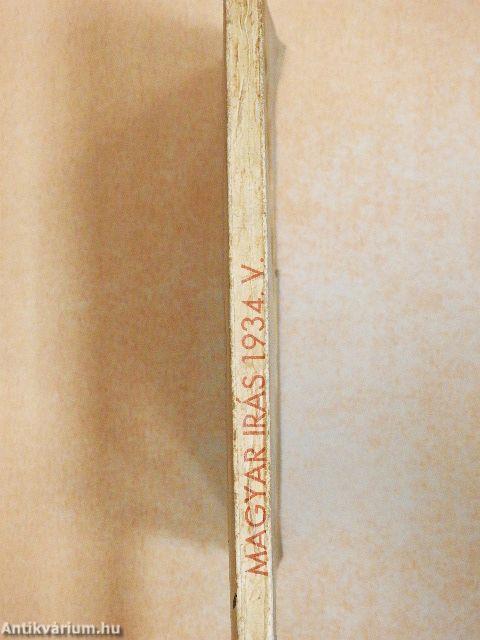 Magyar Írás 1934. május