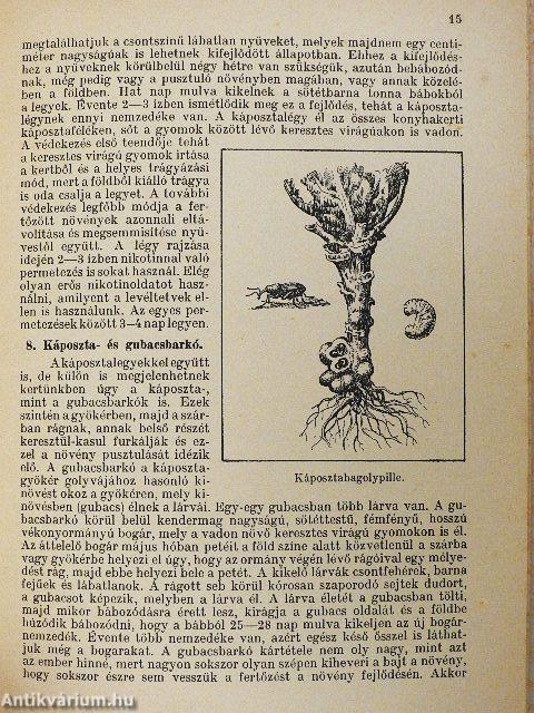 Konyha- és virágoskert kártevői